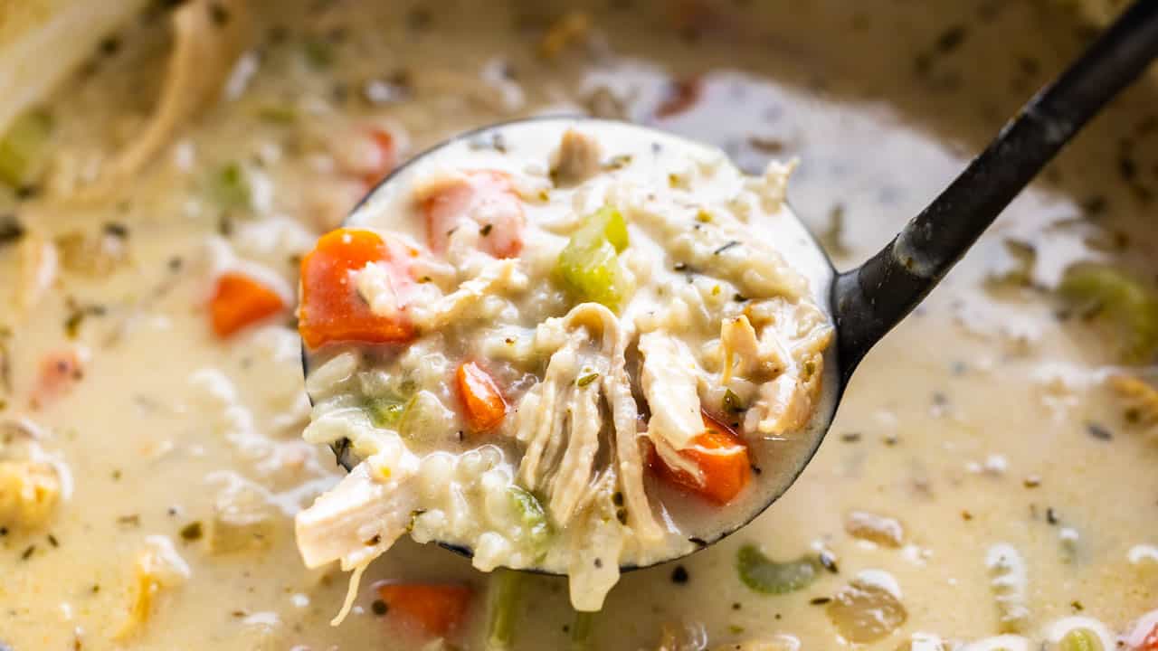 Unlock Mom's Flavorful Chicken & Rice Soup: Ready in 45 Mins